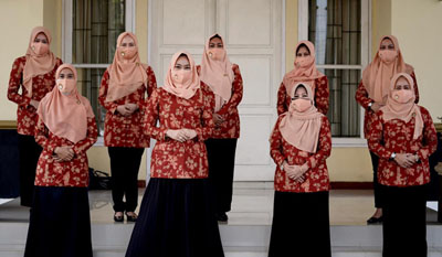  Tingkatkan Peran Organisasi, Dharmawanita Kuansing Gelar Halal Bihalal Virtual dengan Pemprov Riau